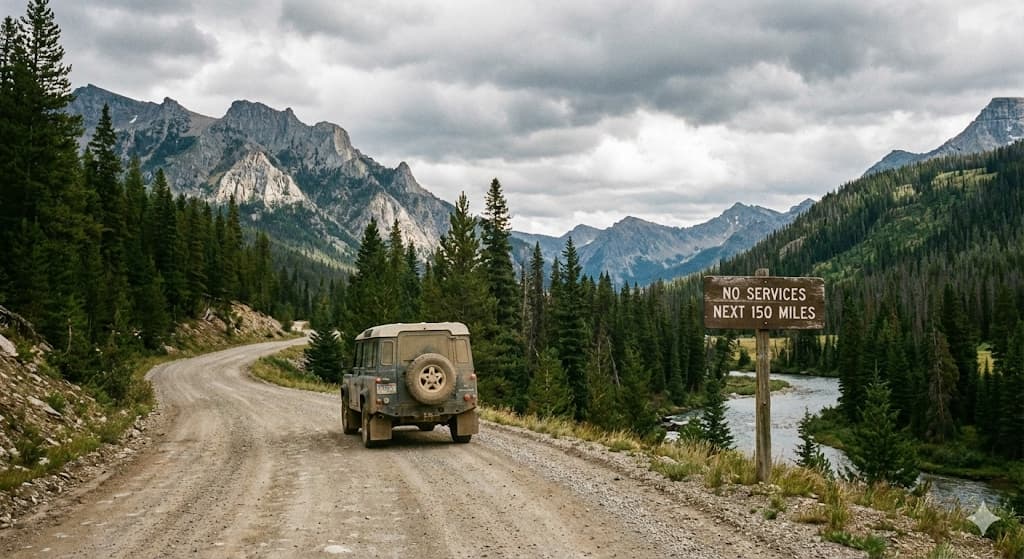 Central Mountains Offroad Landscape